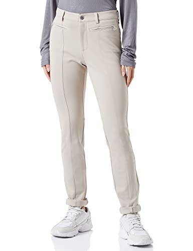 s.Oliver Damskie legginsy skinny: ze szlufką na stopę, brązowy, 44W / 30L