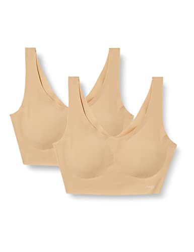 Sloggi Damski top Zero Feel EX 2P Top, koniak, S