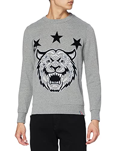 French Kick Męska koszula Tiger Bw, szary (Mixed Grey Mixed Grey), M