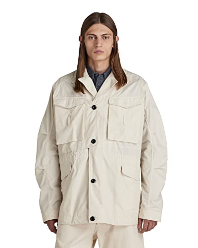 G-STAR RAW Męska kurtka Field JKT, beżowy/khaki (Whitebait A790-1603), L