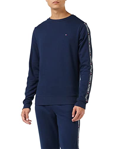 Tommy Hilfiger Mężczyźni Track Top Ls Hwk Bluza, Niebieski, L