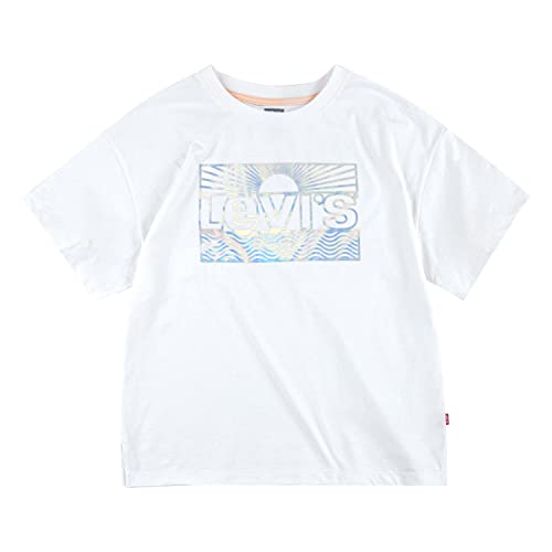 Levi's Kids Koszulka dziewczęca Lvg Oversize, biały, 3 Lata