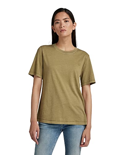 G-STAR RAW Damska koszulka overdye, Zielony (Fresh Army Green Gd B059-c981), XXS