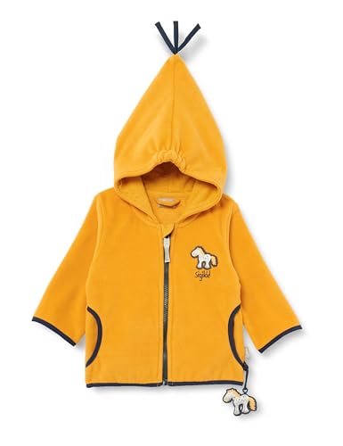 Sigikid Dziewczęca kurtka polarowa, żółty, 80 cm