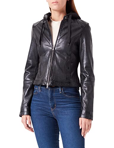 Freaky Nation Damska kurtka skórzana Iza-FN - czarna, M