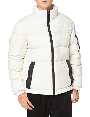 HUGO Kurtka męska pikowana, Naturalny107, M