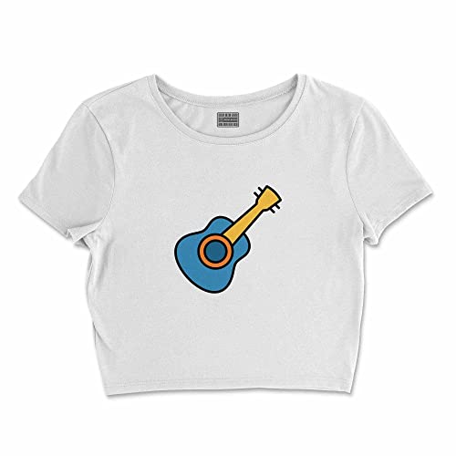 Bona Basics, Koszulka damska z nadrukiem cyfrowym,%100 bawełna, biała, casualowa, topy damskie, rozmiar: L, biały, L Krótki