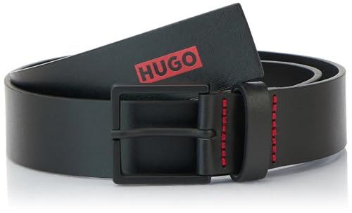 BOSS Męski pasek Giove-Tip_Sz35, czarny 1, 115, czarny (Black1)