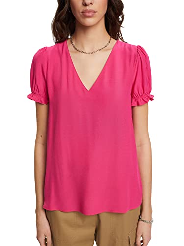 edc by ESPRIT Bluzka damska, 661/różowy fuksja 2, XL