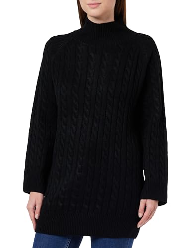 hoona Damski sweter z dzianiny 12419380-HO03, czarny, XL/XXL, czarny, XL-XXL