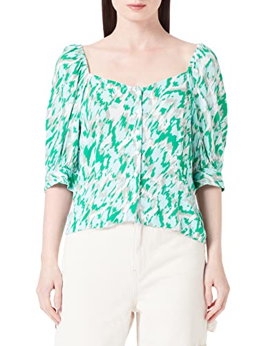 VERO MODA Bluzka damska, Limpet Shell/Aop: mette, S