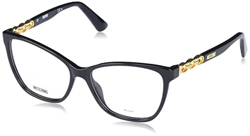 MOSCHINO MOS588 Okulary, Czarne, 55 damskie, Czarny, 55