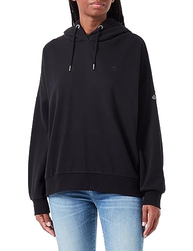 TILDEN Damska bluza z kapturem oversized 37831172, czarna, XL, czarny, XL
