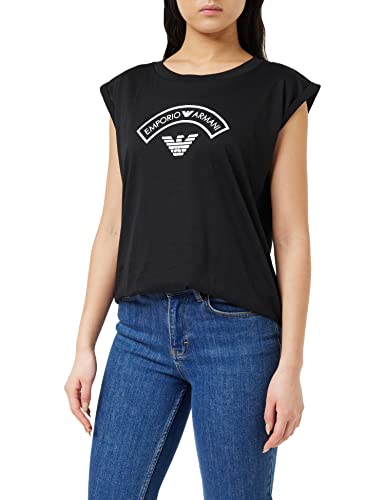 Emporio Armani Logomania damska koszulka bez rękawów, czarny, XL