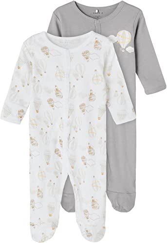 Name It Unisex śpioszki dla dzieci i niemowląt, Stop, 98 cm