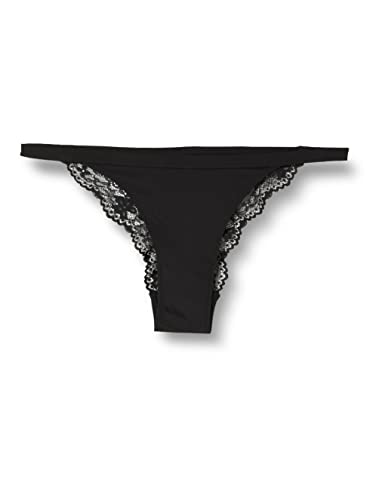 United Colors of Benetton Damskie majtki typu stringi, czarny 100, XS