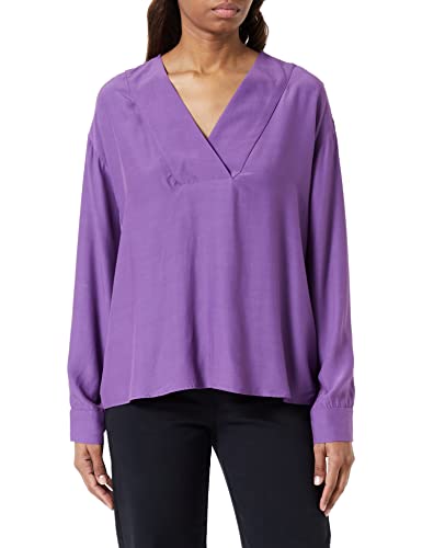 Sisley Damska bluza 56ICLQ02O - fioletowa, 1Y1, L