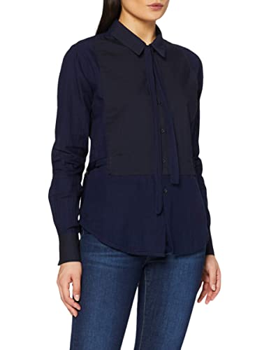 G-STAR RAW Damska koszulka Bow Indigo Slim, Rinsed C527-082, XL