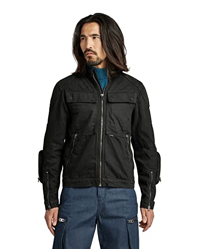 G-STAR RAW Męska kurtka ołówkowa, Schwarz (Jet Black C526-a814), L