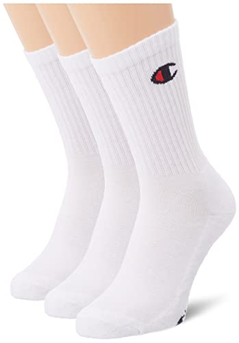 Champion Skarpety 3-pak U24558 EM006 OXGM WHT NBK szare białe czarne, biały, 31-34