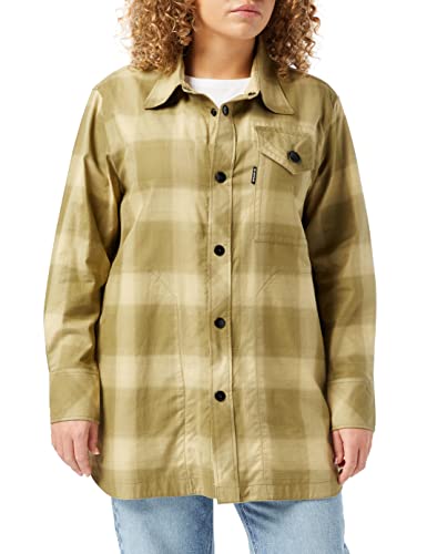 G-STAR RAW, Damska koszula z kołnierzem marynarskim 2.0, Wielokolorowy (Fresh Army Green Ryan Check D21027-c964-c980), XL