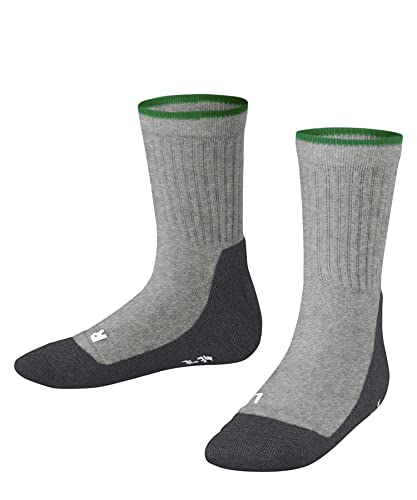 FALKE Uniseks - dzieci Skarpety Active Everyday K SO Wiskoza Bawełna cienkie oddychające 1 Para, Szary (Light Grey 3400), 27-30 (3-6 lata)