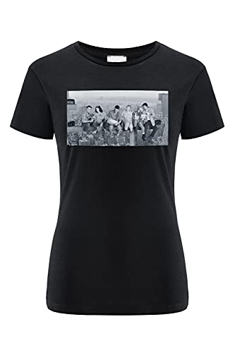ERT GROUP Oryginalna i oficjalnie licencjonowana przez Friends czarna koszulka damska, wzór Friends 025, nadruk jednostronny, rozmiar S