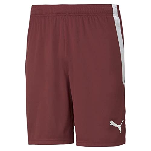 PUMA Szorty unisex Teamliga, Cordovan-puma biały, L