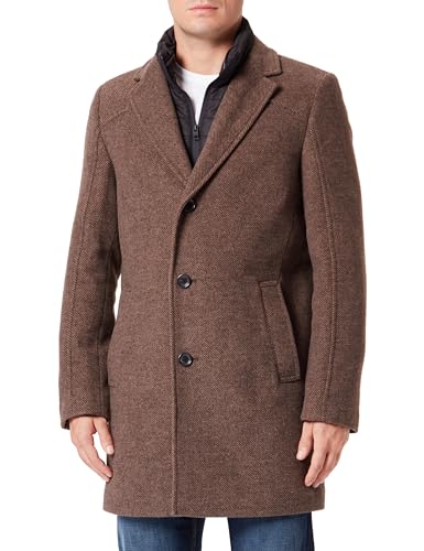 s.Oliver Męski płaszcz outdoorowy, brązowy, 50