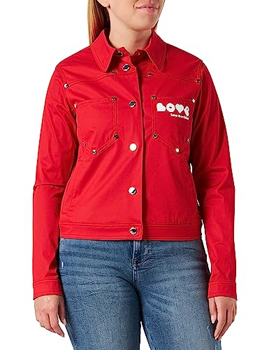 Love Moschino Trucker Kurtka Damska, czerwony, 38