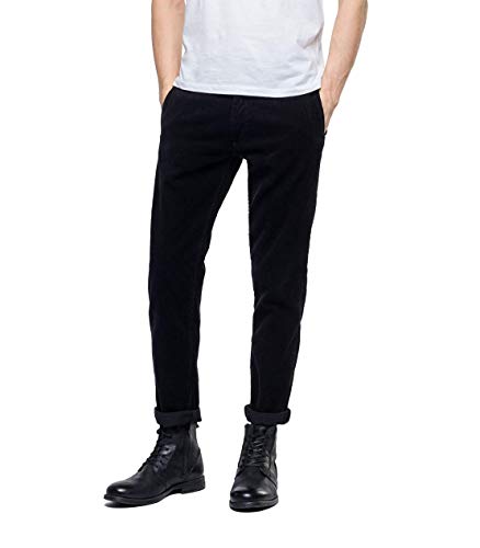 Replay Spodnie męskie, czarny (098 Black), 29W / 30L