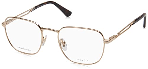 Police VPLF08, okulary, Shiny Total Rose Gold, 52 męskie, Shiny Total Rose Gold, 52