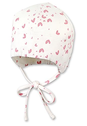 Sterntaler Dziewczęca GOTS czapka beanie, ecru, 45