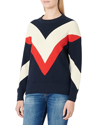 GANT Sweter damski, Wieczorny niebieski, XXL