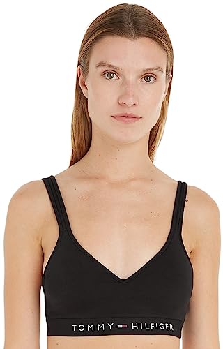 Tommy Hilfiger Biustonosze damskie Bralette Lift (rozmiar zewnętrzny), Czarny, L