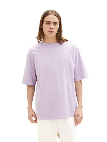 TOM TAILOR Denim Męski t-shirt 1035923, 31042-fioletowy Vibe, XXL, 31042 - Lilac Vibe, XXL