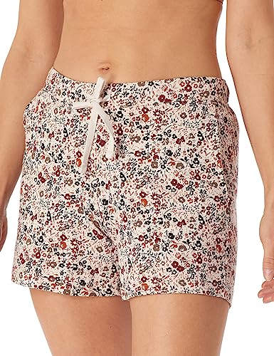 Schiesser Damskie spodnie do spania krótkie bawełna mieszanka streczu + relaksacja, kwiaty, 46, Floral
