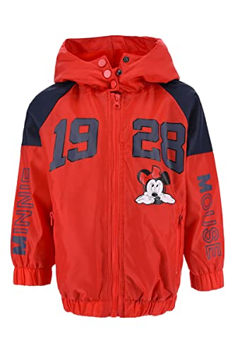 Disney Dziewczęca kurtka puchowa, czerwona, 4 lata, czerwony, 4 Lata