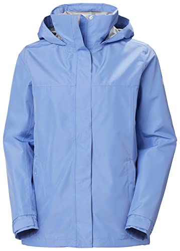 Helly Hansen Damski wodoodporny wiatroszczelny oddychający kaptur przeciwdeszczowy płaszcz kurtka, 619 Skagen Blue, XL