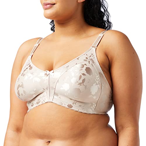 Naturana Minimizer miękki biustonosz z błyszczącym wzorem 5162, jasnobeżowy, 90B