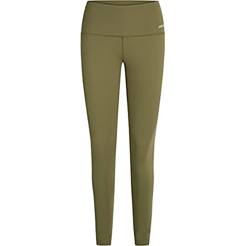 ZEBDIA Damskie legginsy sportowe Army