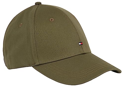 Tommy Hilfiger Czapka z flagą TH Army Green, Zielony wojskowy, Rozmiar uniwersalny