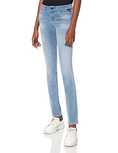 REPLAY New Light Skinny Jeansy damskie, Jasnoniebieski 10, 26W / 32L