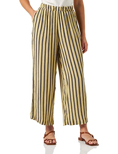ICHI Damskie spodnie IHMARRAKECH AOP PA4, 201830 / French Vanilla Stripe, L, 201830/French Vanilla Stripe, L
