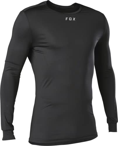 Fox Racing Męska koszula Tecbase z długim rękawem, czarna, XL