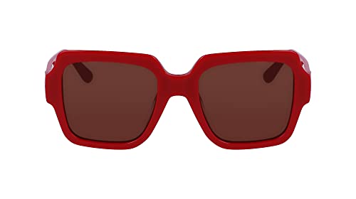 KARL LAGERFELD KL6104SR Okulary przeciwsłoneczne, czerwone, jeden rozmiar dla kobiet, Czerwona, rozmiar uniwersalny