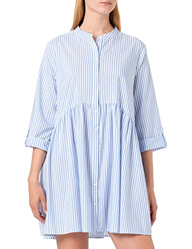 ONLY Sukienka damska, Cloud Dancer/Stripes:blue, 44