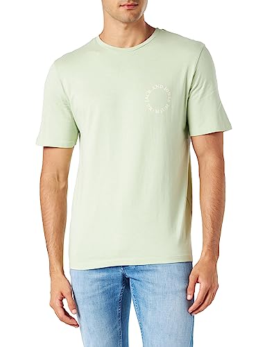 JACK & JONES T-shirt męski, Celadon Green, XXL
