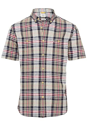 camel active Męska koszula 409214/1S44, niebieska (Night Blue), 3XL, niebieski (Night Blue), 3XL
