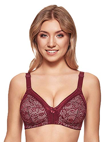 Susa Damski standardowy biustonosz, rubinowy (Ruby Red), 100B